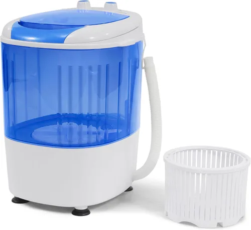 Miniatura 11 de Elevon Lavadora Portátil de Doble Tina de 9.9 Libras de Capacidad, (7.7 Libras) y Centrifugadora (2.2 Libras) Combo Mini Lavadora Compacta