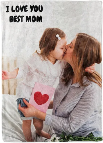 Miniatura 22 de Manta personalizada con collage de fotos, texto, mantas con imágenes personalizadas, regalos para cumpleaños, bodas, para madres, papás, manta