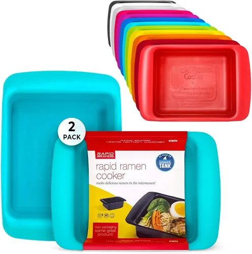 Miniatura 12 de Rapid Plastic - Tazón de fideos o sopas de plástico Sopa y fideos para microondas en cuestión de minutos, perfecto para dormitorio, cocina pequeña