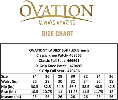Miniatura 2 de Ovation Women's Euro Melange Full Seat Cotton Breeches