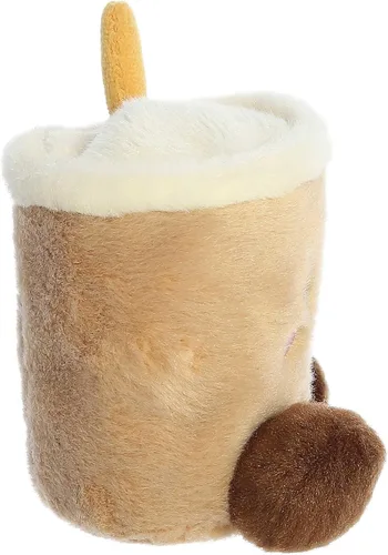 Miniatura 4 de Aurora® Adorable animal de peluche Palm Pals™ Milky Tea Boba™, divertido peluche coleccionable para niños y adultos coleccionistas, perfecto