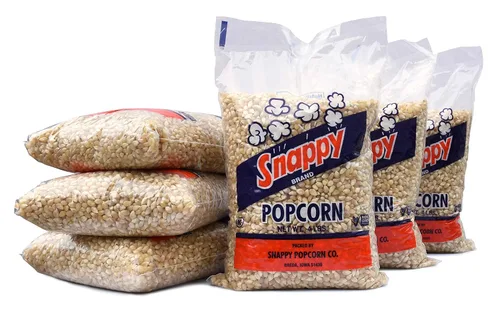 Miniatura 15 de Snappy Granos de palomitas de maíz amarillos para reventar, grano entero sin OMG, funciona en máquinas, máquinas de aire y estufas, bolsa a granel