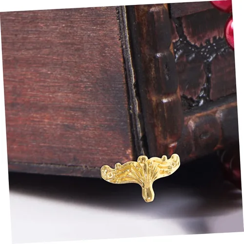 Miniatura 9 de OSALADI Patas decorativas de madera para cajas de 25 piezas, joyero, guardias de esquina para muebles, pies de envoltura de joyas, accesorios