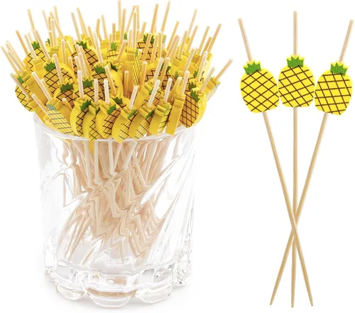 Miniatura 23 de 100 piezas de palillos de cóctel para bebidas, decoraciones de San Valentín, palillos de dientes elegantes para aperitivos, palillos de dientes