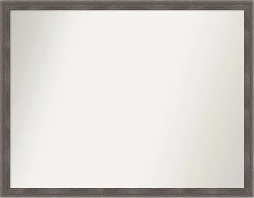 Miniatura 60 de Amanti Art Espejo personalizado, espejo de baño gris plomo a rayas, espejo de pared o espejo de tocador de baño sobre el fregadero