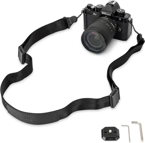Miniatura 10 de Correa de cuello para cámara sin espejo con hebillas de liberación rápida, correa de hombro ajustable para Sony A7C II A7 IV III A7R V IV ZV1 ZV-E10