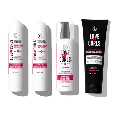Miniatura 7 de Love Ur Curls - Champú, Acondicionador, Estilizador Todo en Uno para el Cabello Rizado para reparar, definir e hidratar el cabello y Gel de Musgo