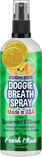 Bodhi Dog Ambientador natural para perros | Aliento fresco para perros, sarro y removedor de placa | Apoya la salud de los dientes y las encías |