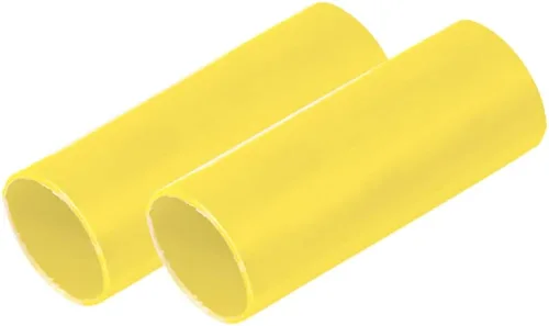 Ancor 327906 - Tubo termorretráctil para cable de batería, 1 x 6 pulgadas, amarillo, 2 unidades