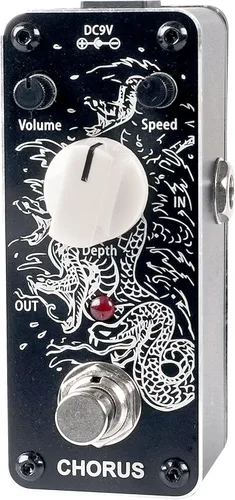 Miniatura 11 de Sondery Pedal de distorsión de metal para guitarras eléctricas, 3 modos de solo turbo y normal, cálida y suave amplia gama de sonido de distorsión