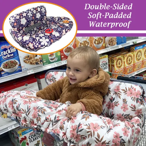 Miniatura 6 de Funda para carrito de compras para bebé, funda para carrito de abarrotes para bebé niño y bebé niña, funda para silla alta para bebé y niño pequeño