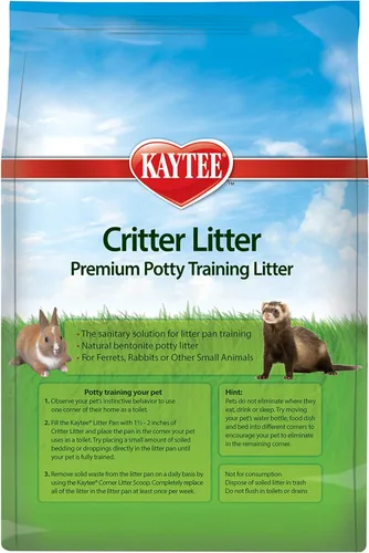 Miniatura 2 de Kaytee Arena Premium para Entrenamiento Sanitario de Animales Pequeños para Hurones, Conejos y Otros Animales Domésticos, 4 Libras