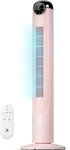 Miniatura 15 de Antarctic Star T36 Tower Fan-36 Inch, Bladeless Oscillating Fan with Remote, 6 Speeds & 4 Modes, LED Display, 9H Timer, Quiet Floor Standing Fan for