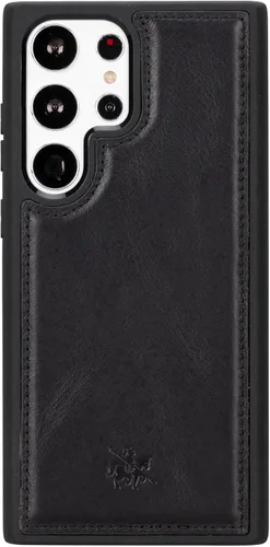 Miniatura 77 de Venito Lucca - Funda de piel compatible con Samsung Galaxy Note 10 (6,3 pulgadas), extra segura, con cubierta trasera acolchada, cocodrilo negro