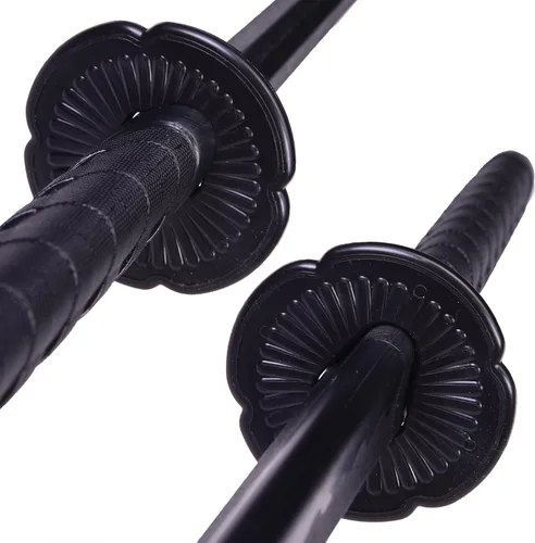 Miniatura 6 de Espada katana japonesa – Hoja negra de polipropileno con Saya, espada de entrenamiento Samurai para cosplay, 40.1 pulgadas
