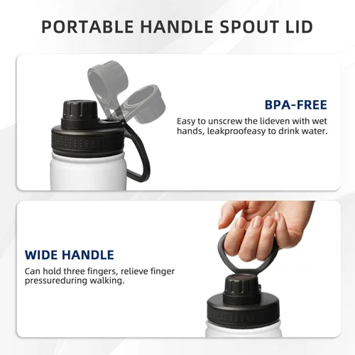 Miniatura 5 de Canadian Flag Insulated Stainless Steel Kettle Print Funny Water Bottle Insulated Ideal for Sports and Travel