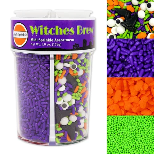 Mystic Sprinkles Surtidos de 4 celdas (Witches Brew, Midi)