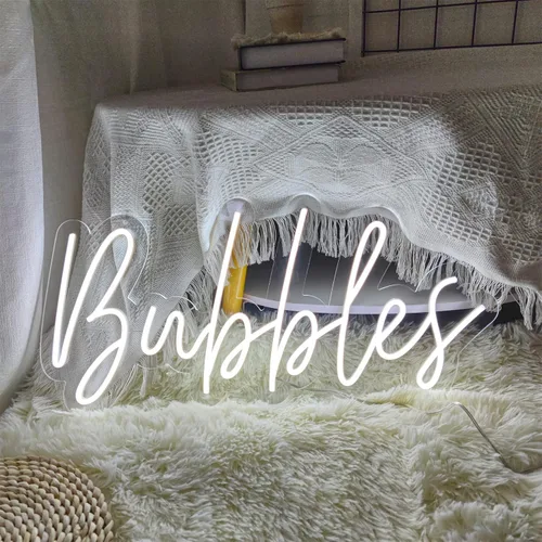 Miniatura 14 de Letreros de neón Hello Gorgeous para decoración de pared, letrero de 13.8 * 13.8 pulgadas de luz rosa para boda, decoración de compromiso