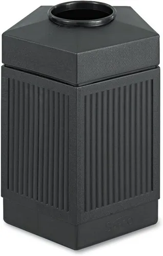 Miniatura 19 de Safco Canmeleon - Bote de basura comercial de 38 galones, para uso en interiores y exteriores, duradero y resistente a la intemperie con paneles