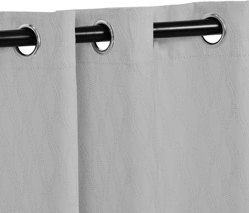Miniatura 11 de BLUENILEMILLS Paneles de cortinas opacas para oscurecer la habitación con bolsillo para barra, cortinas perfectas para ventanas de cocina