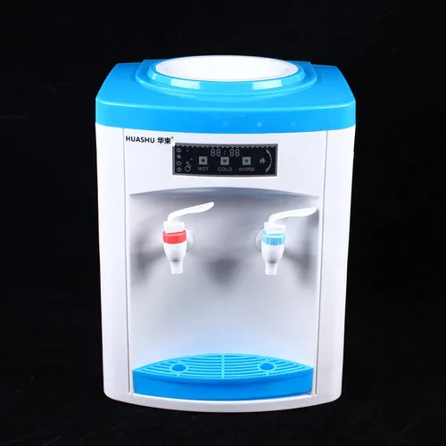 Miniatura 5 de Dispensador de agua de carga superior, mini dispensador de agua compacto, dispensador eléctrico de agua fría caliente de escritorio para oficina
