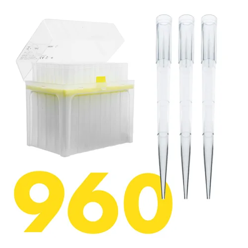 Miniatura 25 de Kashi Scientific 10000uL Puntas de pipeta universales para laboratorio en estuche, estériles, libres de DNasa/RNAsa, seguras contra pirógenos