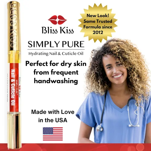 Miniatura 9 de NUEVO Bliss Kiss simplemente aceite puro de cutícula y uña kit principiante