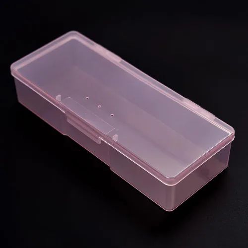 Miniatura 7 de Caja de almacenamiento transparente para equipo de arte de uñas, herramienta de manicura, organizador de herramienta de pedicura, caja de plástico