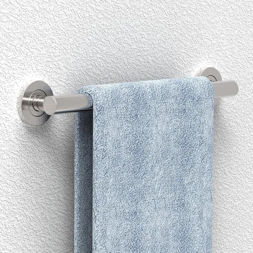 Miniatura 12 de Barra de agarre compatible con ADA, soporte de peso de 500 libras para seguridad en el baño (30,5 cm, níquel cepillado)