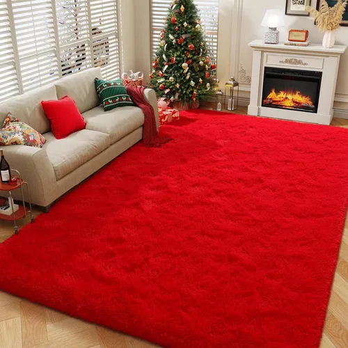 Miniatura 2 de Amearea Alfombra Premium Suave y Esponjosa Moderna Shag, 8x10 Pies, Alfombras Difusas Shaggy para Dormitorio Sala de Estar Decoración de Apartamento