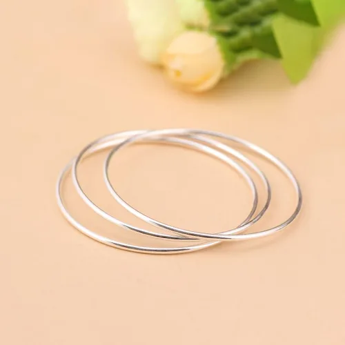 Miniatura 2 de Pulsera de plata de ley 925 para mujeresniñas, pulseras para mujer, pulseras de plata de ley 925 para mujer, pulseras delicadas
