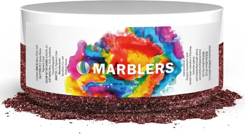 Miniatura 65 de MARBLERS - Polvo de mica de grado cosmético, nacarado, no tóxico, vegano, libre de crueldad, sombra de ojos, esmalte de uñas, arte de uñas, [Gris]
