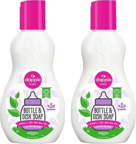 Miniatura 10 de Repuesto para líquido para lavar platos y botellas de bebé Dapple, sin fragancia, 34 onzas líquidas, DP-035B, 2