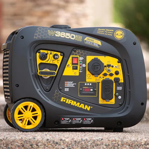 Miniatura 5 de FIRMAN Generador portátil con inversor de gas W03382, potencia de arranque eléctrico de 3650 W, silenciador silencioso de la serie Whisper, modo