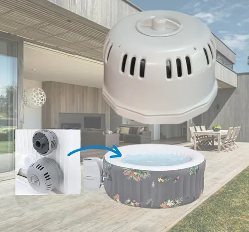 Miniatura 6 de P6653 P05343 Reemplazo del soporte del cartucho de filtro de bañera de hidromasaje, se adapta al filtro VI, cubierta de la carcasa del filtro de spa