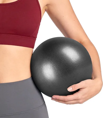 Pelota de pilates de 9 pulgadas, pelota de ejercicio pequeña, pelota de entrenamiento para barra, pilates, yoga, estabilidad, entrenamiento,