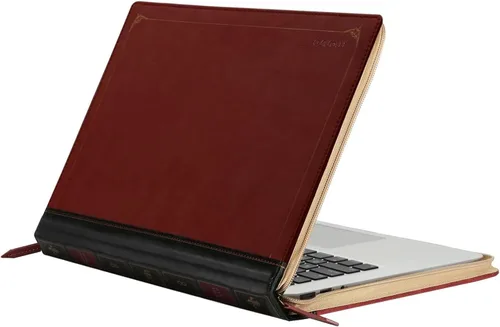 Miniatura 8 de MOSISO Funda compatible con MacBook Air de 13 pulgadas A1466 A1369 versión anterior 2010-2017, funda protectora de piel sintética para laptop