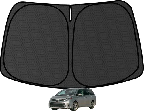 Miniatura 126 de Civic - Parasol para parabrisas Honda Civic 2022-2024 2025 (no para Honda 2022 Sport), visera frontal gruesa plegable 1:1, mantiene tu automóvil más