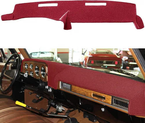 Miniatura 9 de Tapete de cubierta de tablero personalizado para Chevy Chevrolet Silverado C10 C20 C30 K10 K20 K20 K30 Suburban K5 Blazer Pickup, GMC Jimmy C/K 15