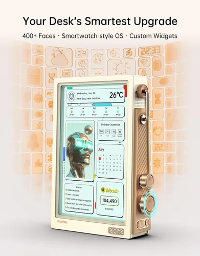 Miniatura 4 de Divoom Times Frame - Marco de Fotos Digital WiFi de 10.1" con 64GB, Aplicación Gratuita sin Costos de Suscripción, Soporta la Carga de Blanco