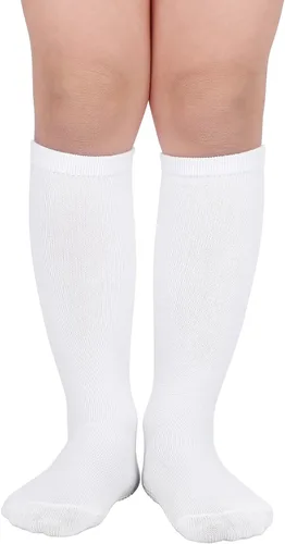 Miniatura 2 de Zando Calcetines de fútbol para niños, calentadores de piernas, calcetines largos con volantes, calcetines para bebés recién nacidos, calcetines