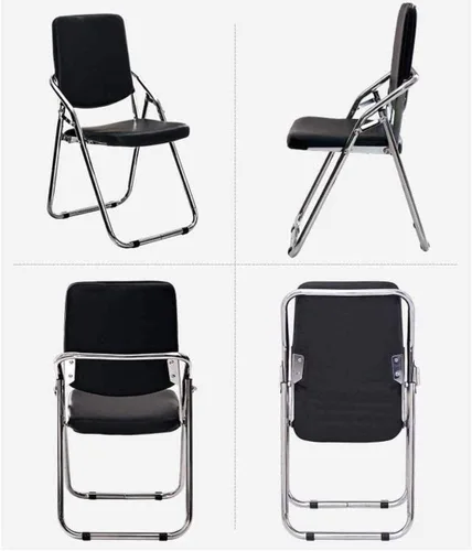 Miniatura 5 de Silla plegable para el hogar, oficina, estudio, entrenamiento, silla de espalda, taburete portátil, silla de computadora, silla de comedor