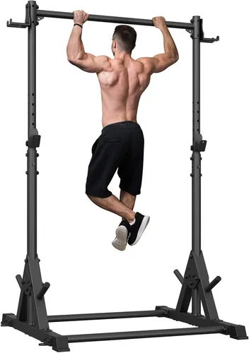 Miniatura 9 de Jusgym Pull Up Station, Strength Training Workout Pull Up Bar Free Standing for Home Gym, Adjustable Heavy Duty Pullup Bar Station Outdoor/Indoor