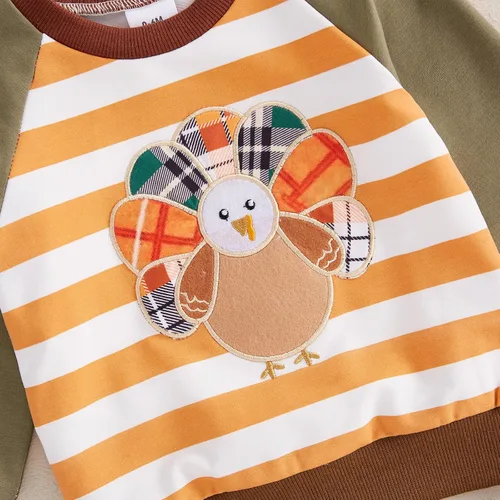 Miniatura 74 de BemeyourBBs Conjunto divertido de sudadera y pantalones de manga larga con letras divertidas para bebé niño y niño