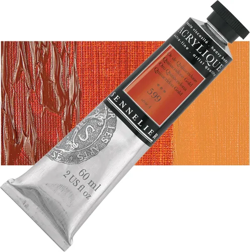 Miniatura 107 de Sennelier Acrílico para artistas extrafinos, 2.0 fl oz, luz verde cromo S3