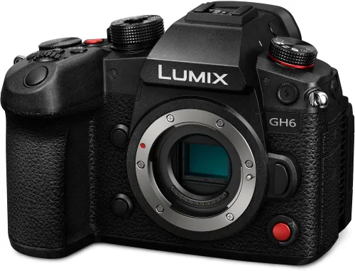 Miniatura 3 de Panasonic Cámara sin espejo Lumix GH6 (DC-GH6BODY) + tarjeta SD Sony de 64 GB + lector de tarjetas + funda + trípode flexible + correa de mano +