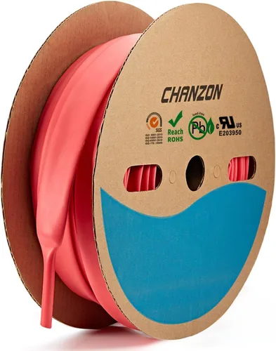 Miniatura 45 de Chanzon - Tubo termorretráctil de relación 3:1, 1-1/4" (30mm), grado marino, con revestimiento adhesivo impermeable, rollo de 4 pies