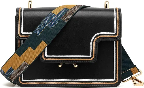 Miniatura 11 de ZOOEASS - Correa de repuesto para cartera, para colgar en el hombro o para cruzar, ancha y ajustable, de lona