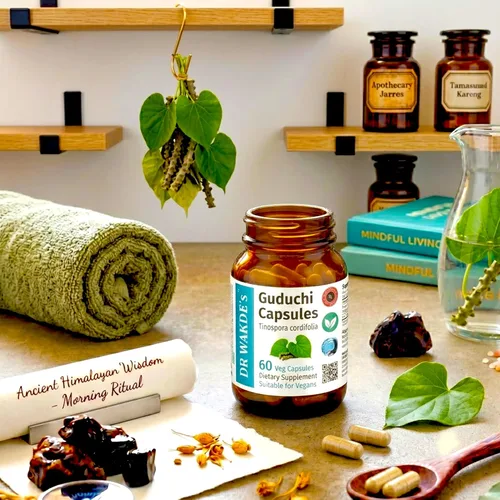 Miniatura 14 de DR WAKDE's Cápsulas de Guduchi (Tinospora cordifolia, 60 cápsulas vegetales, suplemento a base de plantas, hierba ayurvédica, todo natural, vegano)