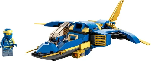 Miniatura 5 de LEGO NINJAGO Jay’s Lightning Jet EVO 71784, Avión de Juguete Actualizable, Set de Construcción de Avión Ninja, Idea de Regalo de Cumpleaños